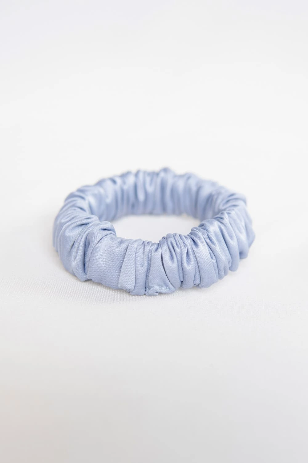 Upcycled Small Hair Tie in Blue