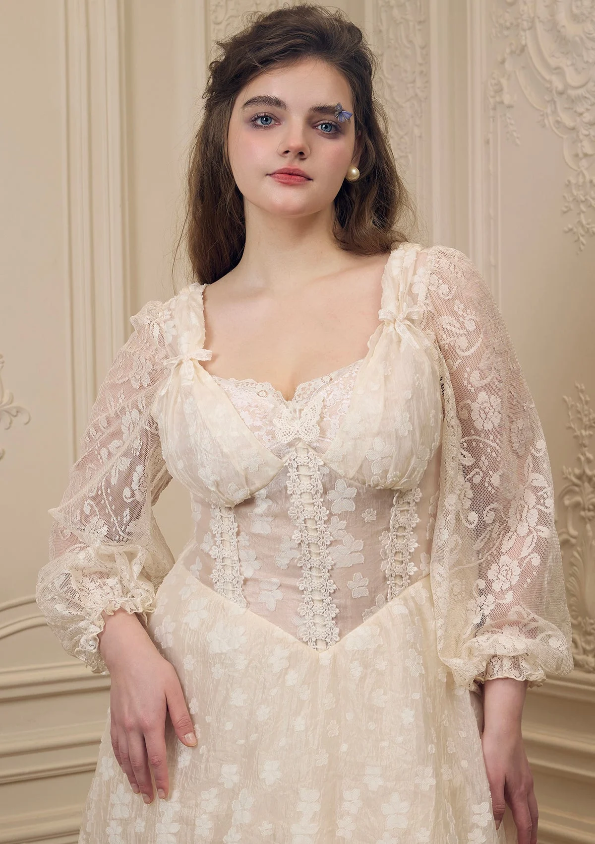 （US Exclusive）Curve & Plus Butterfly Dollhouse Corset Dress
