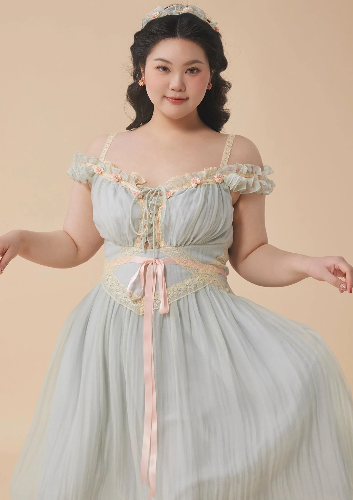 （US Exclusive）Curve & Plus Garden of Oz Dress
