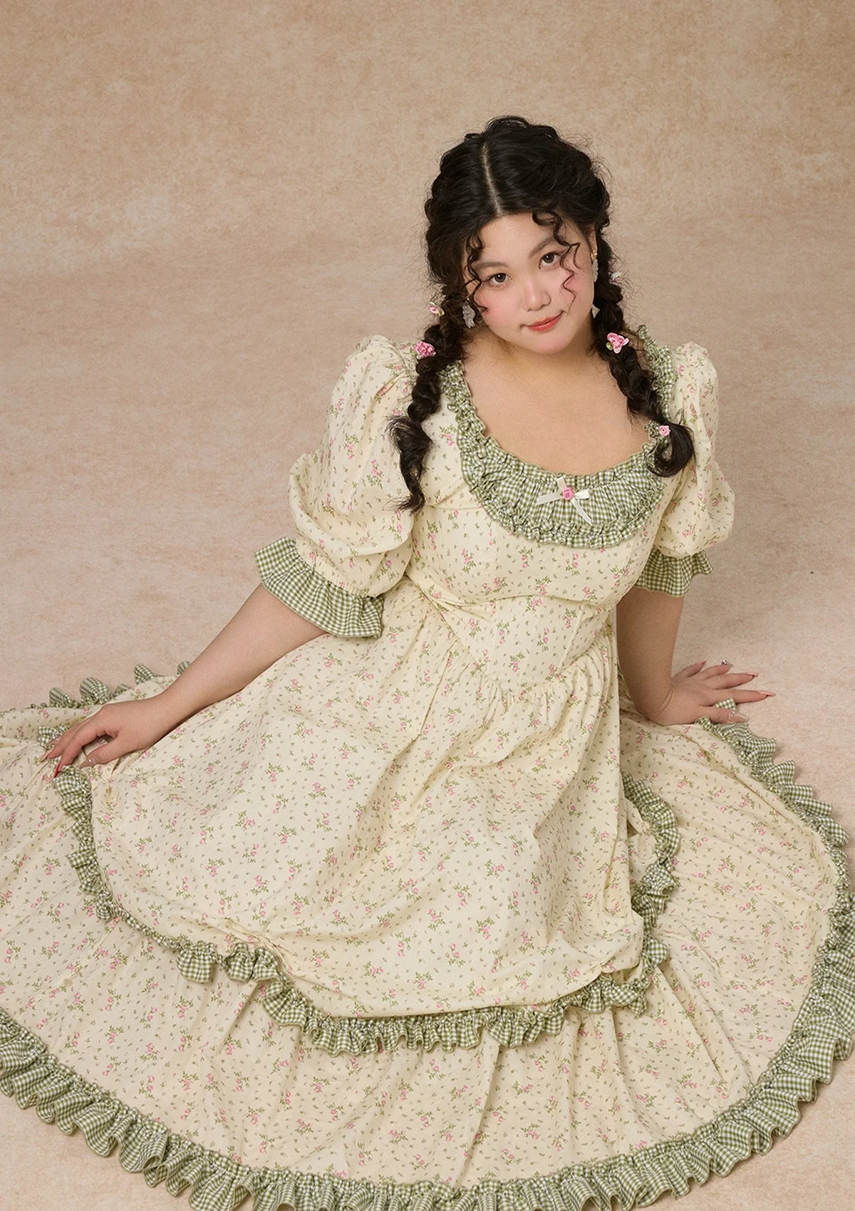 （US Exclusive）Curve&Plus Little Forest Corset Dress