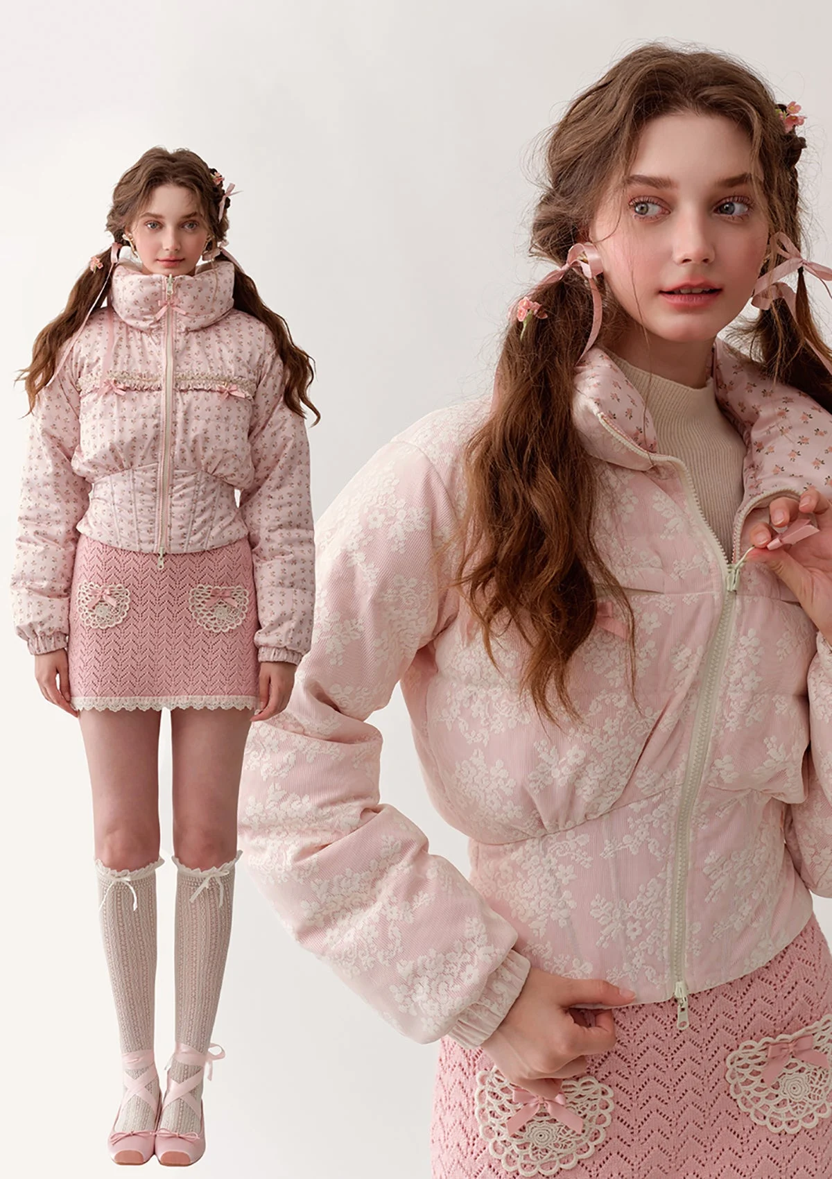 （US Exclusive）Pineberry Donazi Reversible 2-in-1 Down Jacket