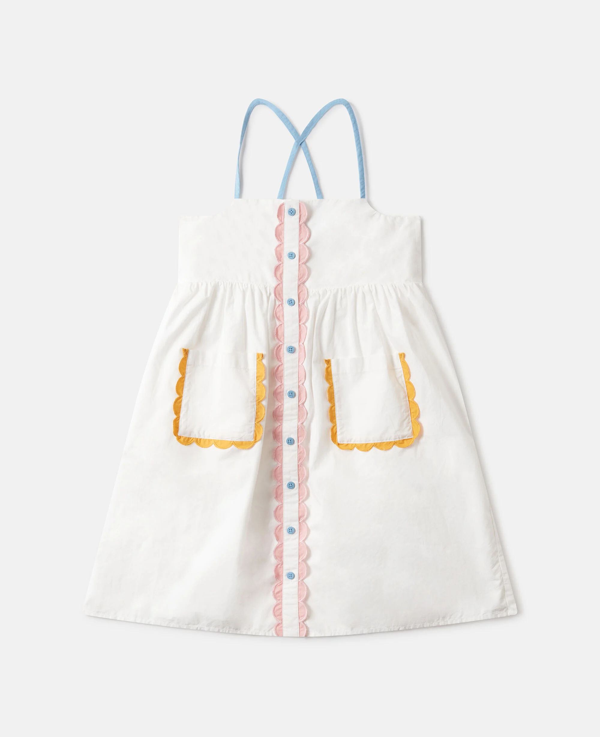 Utility Pocket Pinafore Dress