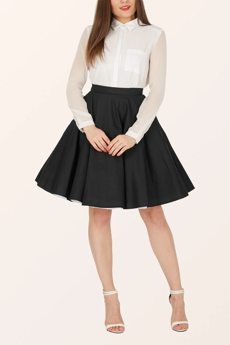 Vintage Clarity Swing Skirt