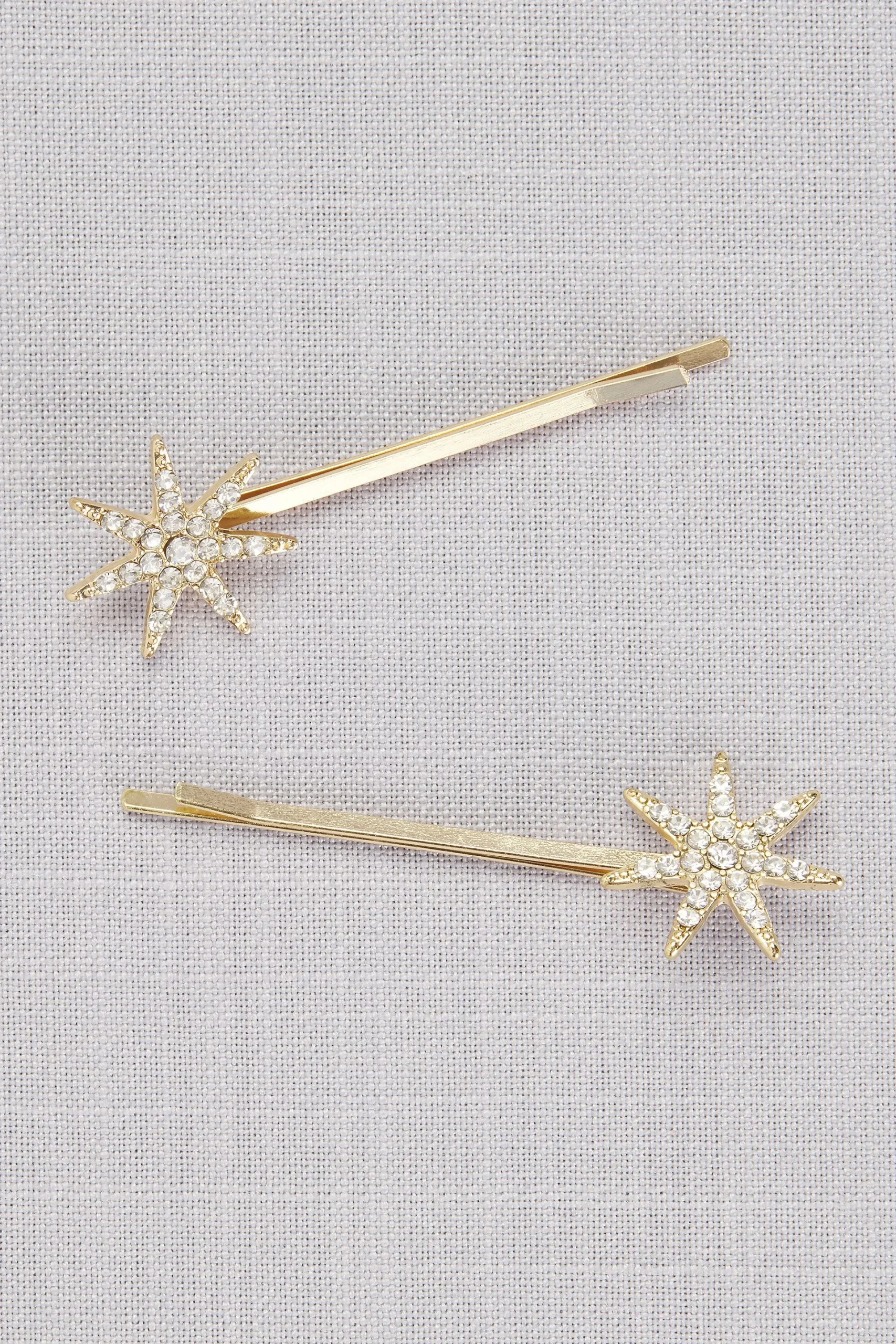 Vintage Crystal Starburst Bobby Pins