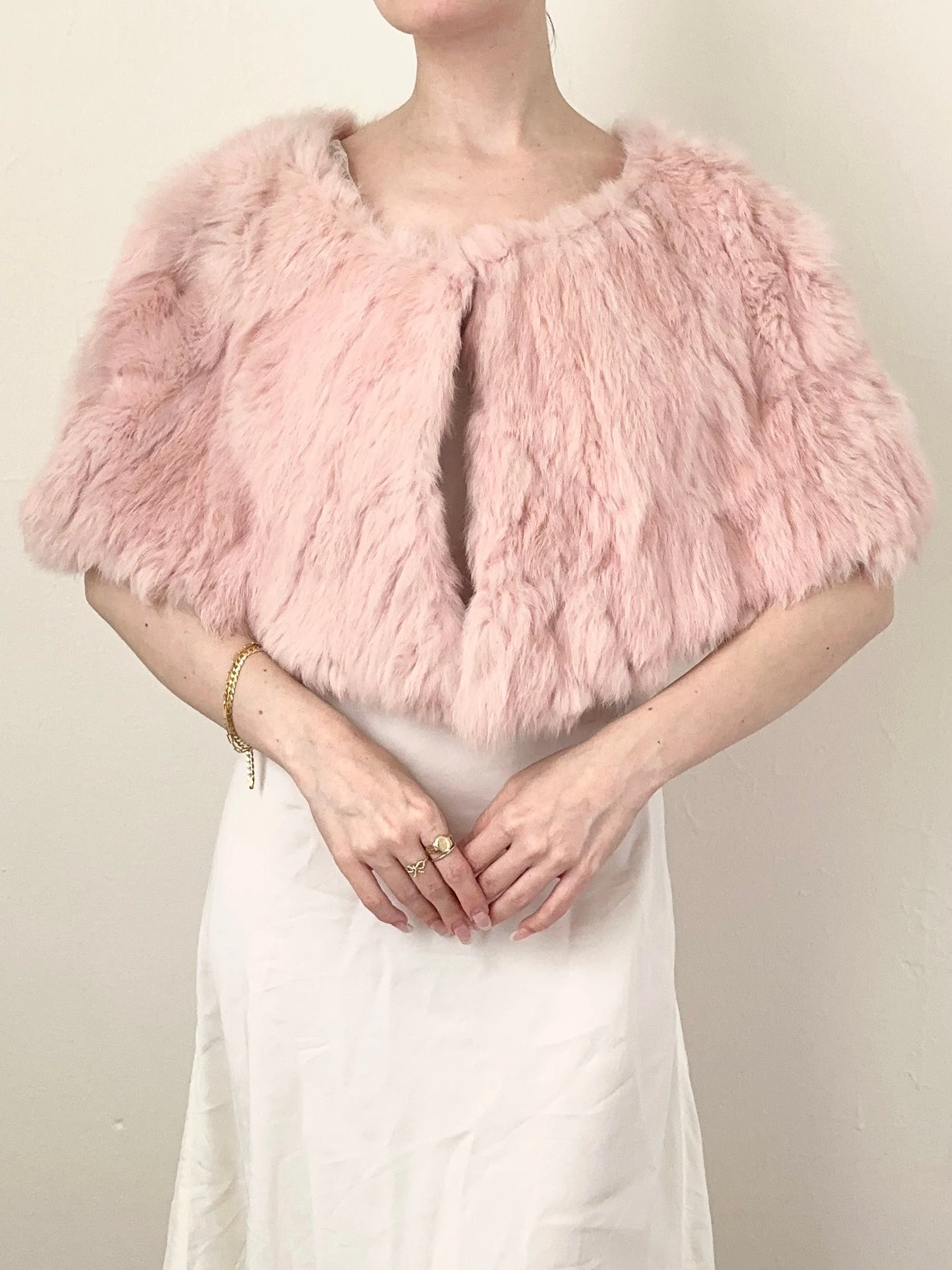 Vintage Genuine Mink Fur Boa Stole (M/L)