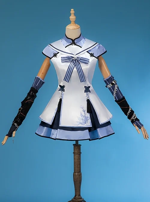 Vtuber Seren Azuma Outfit Halloween Cosplay Costume Full Set
