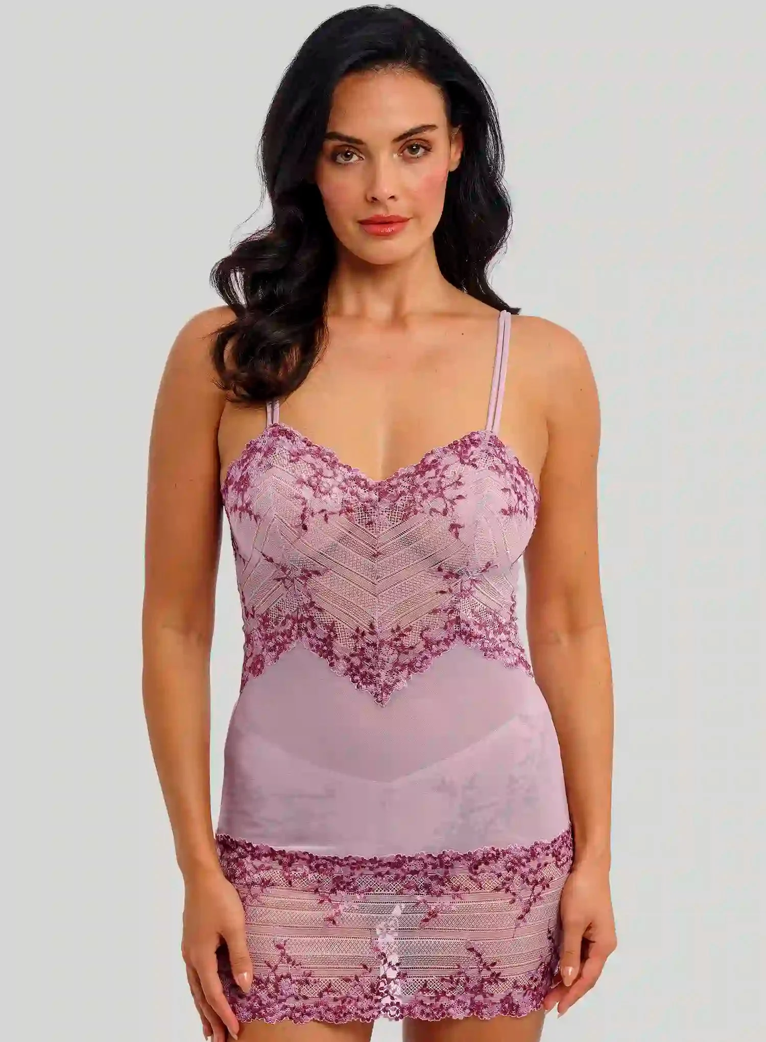 Wacoal: Embrace Lace Chemise Keepsake Lilac