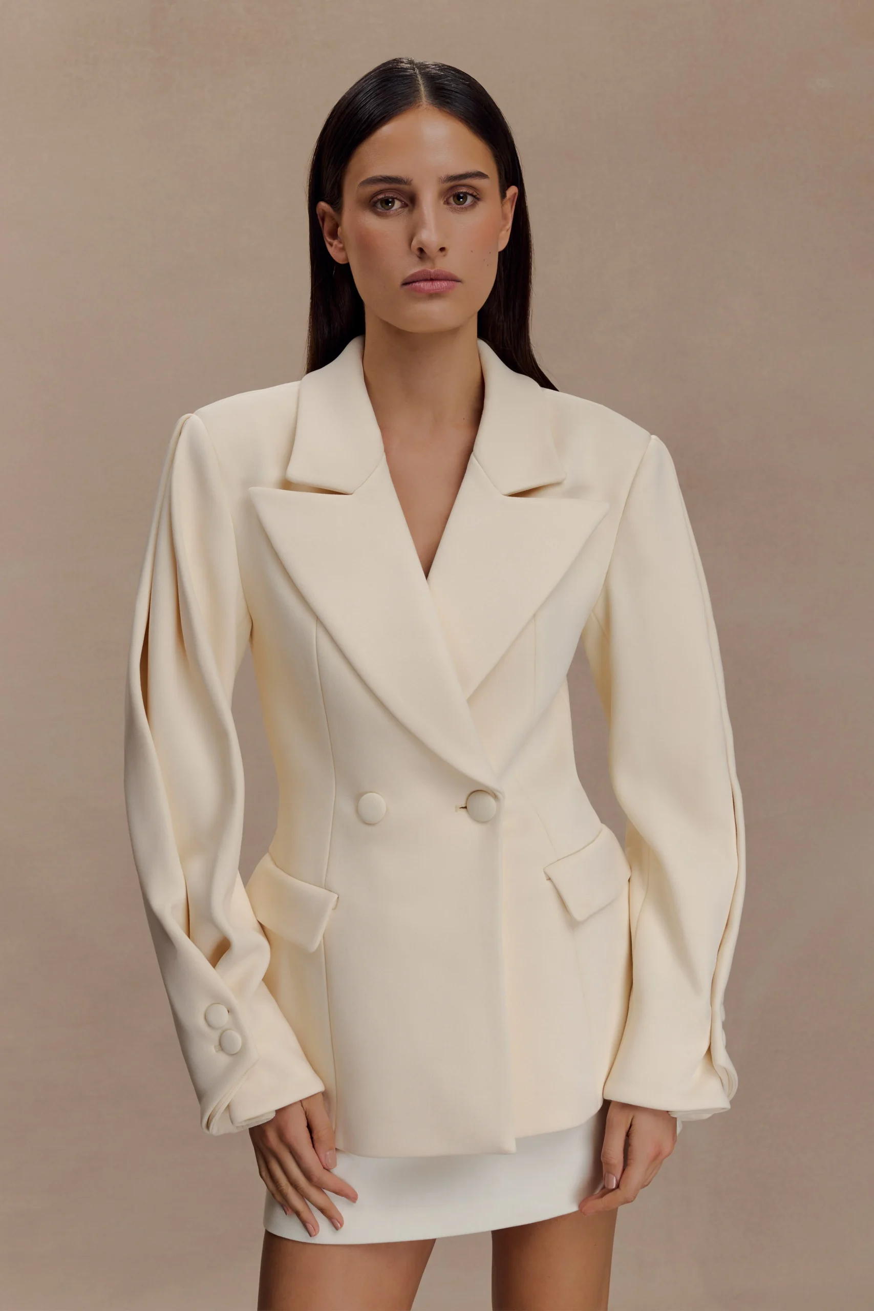 WesleyStructured Blazer - Buttercream