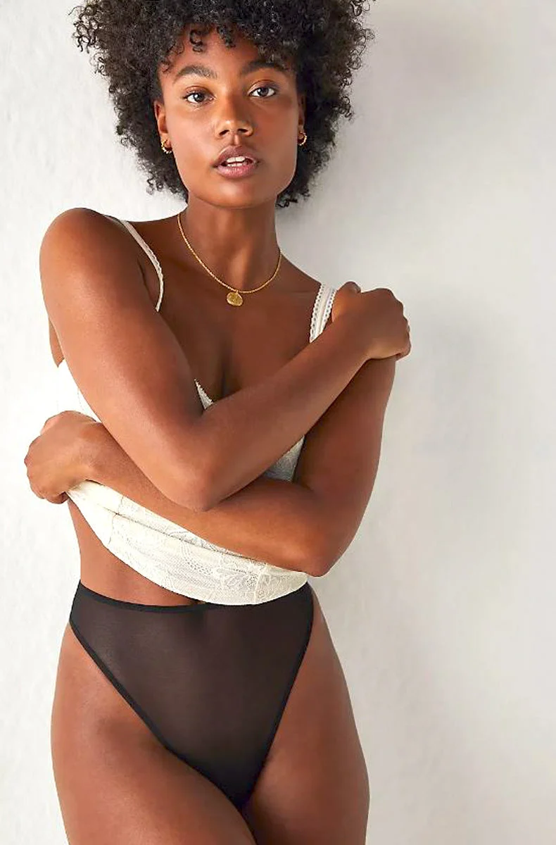 Whisper High Cut Thong