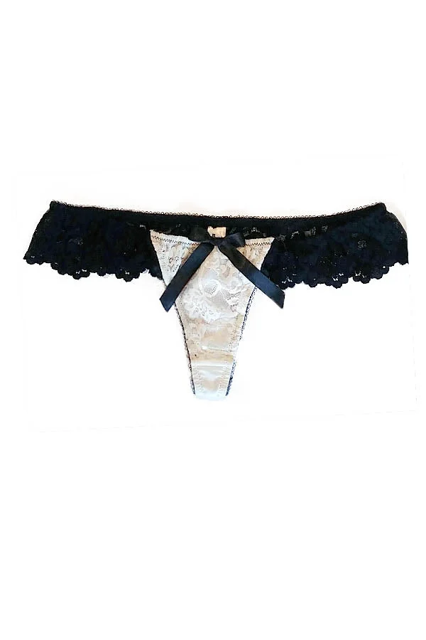 Whisper Sweet Wickedness Thong | Size 14