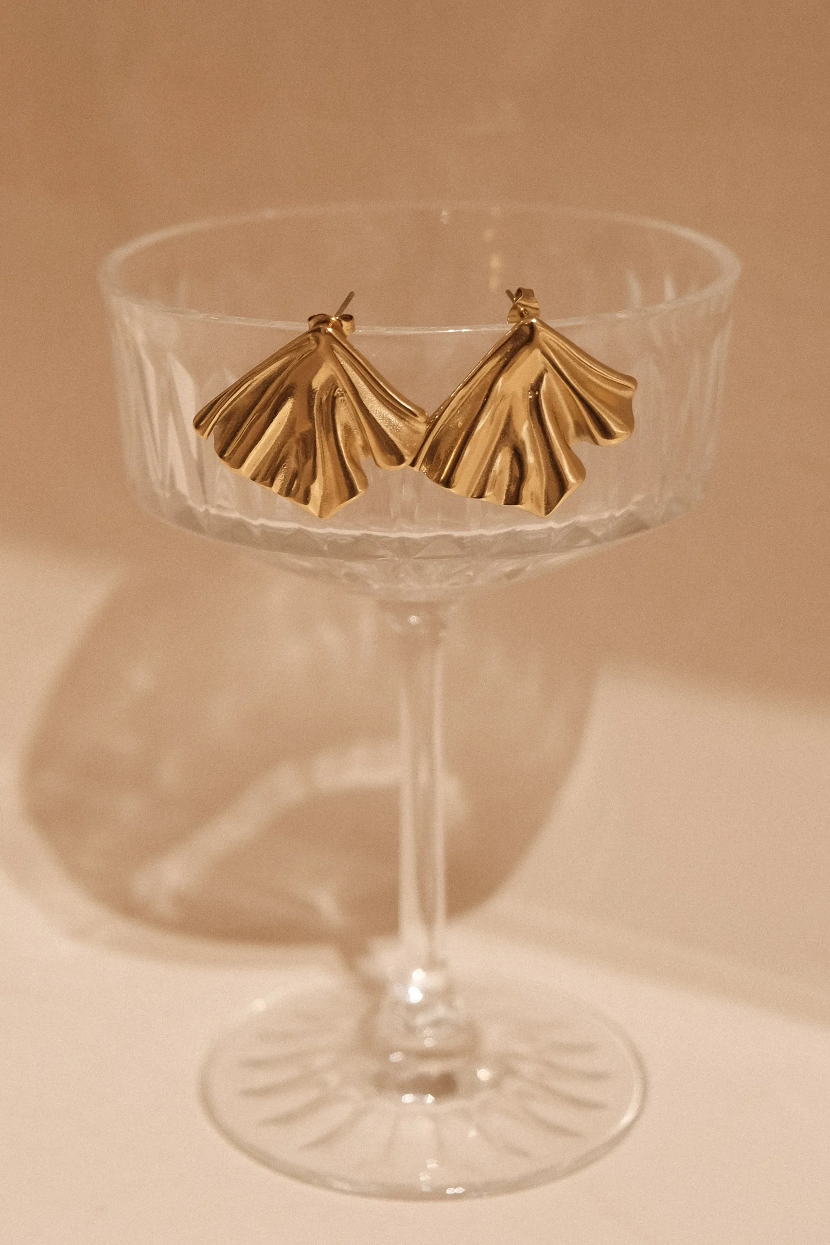 WillaFINAL SALEDraped Earrings - Gold