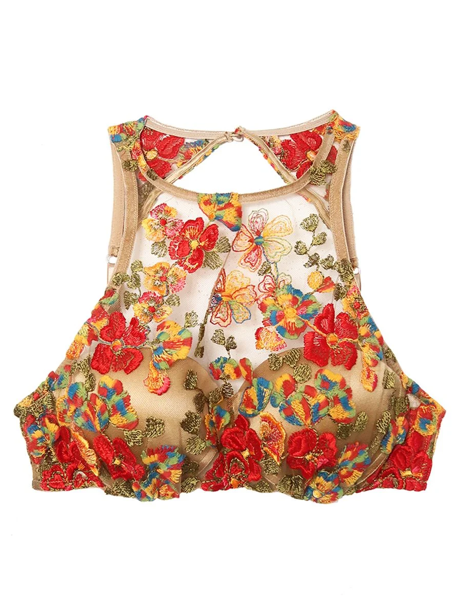 Wonderland Delight High Neck Bra
