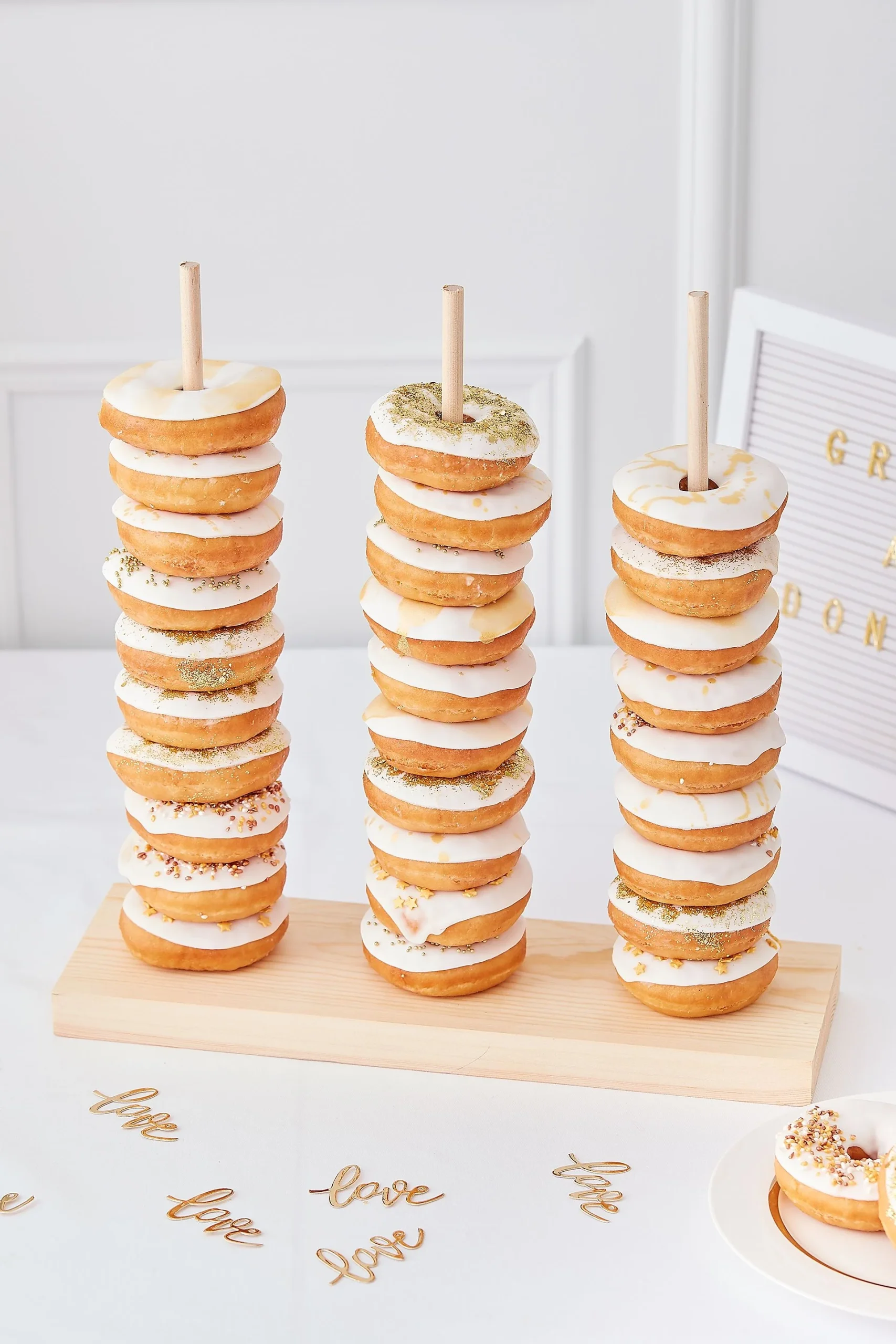 Wooden Donut Stacker