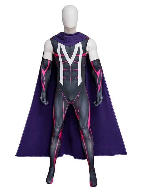 X-Men 97 Magneto Bodysuit Halloween Cosplay Costume Set