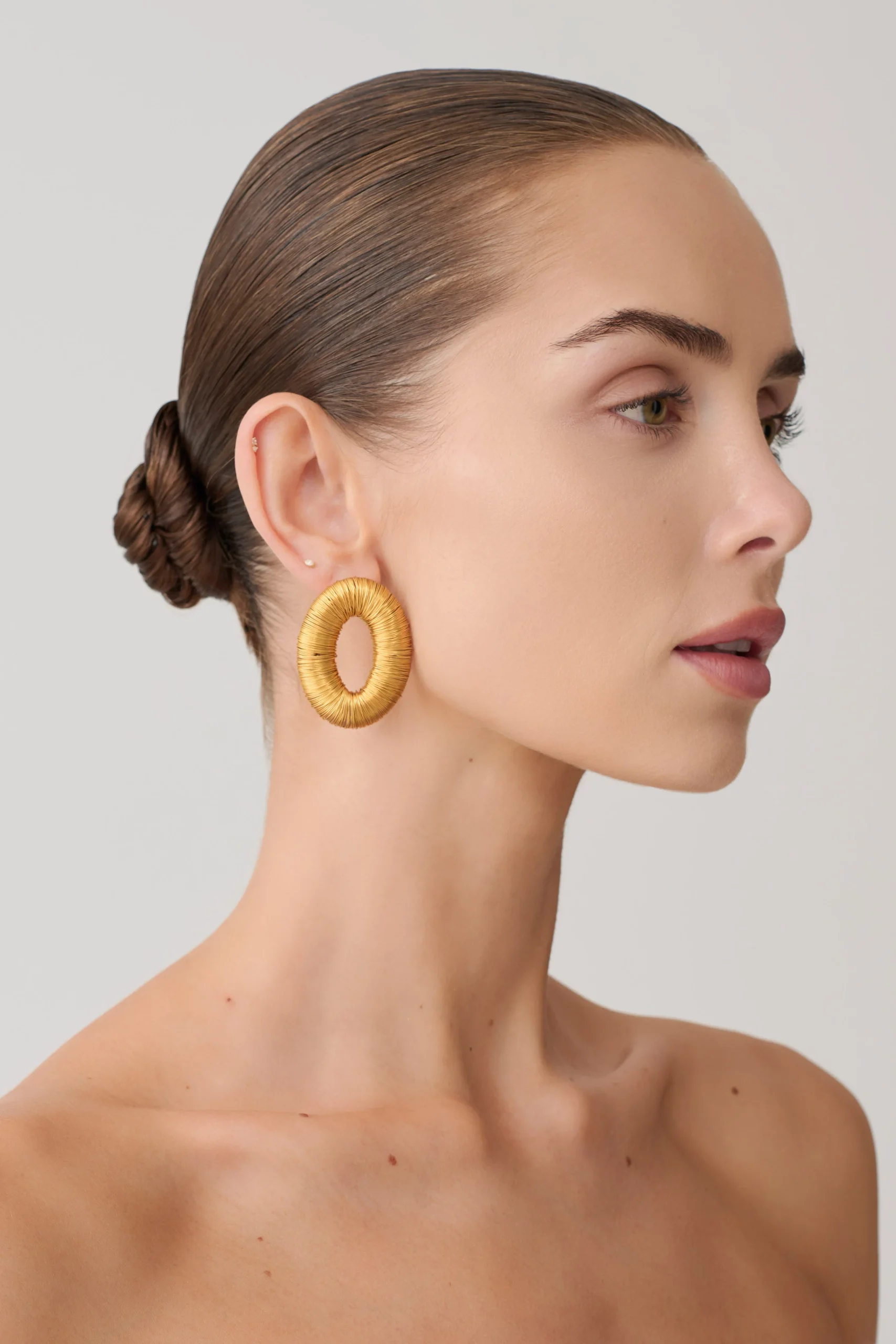 YaraMetal Wounded Stud Earring - Gold