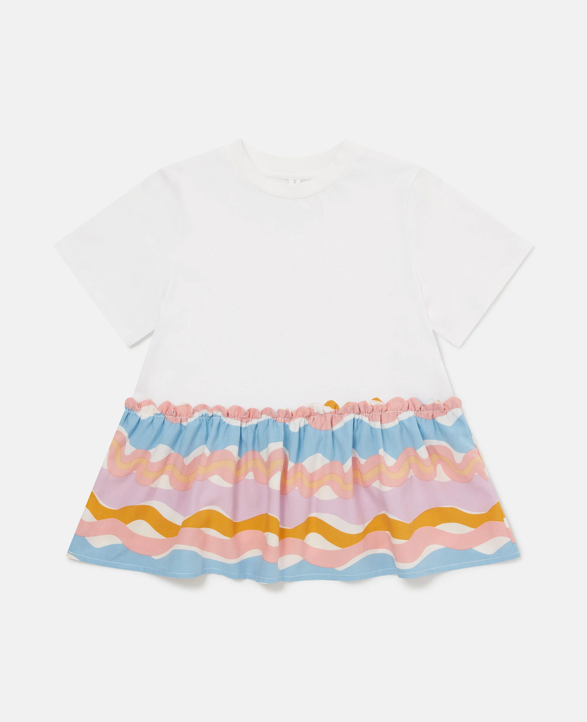 Zig-Zag Print T-Shirt Dress