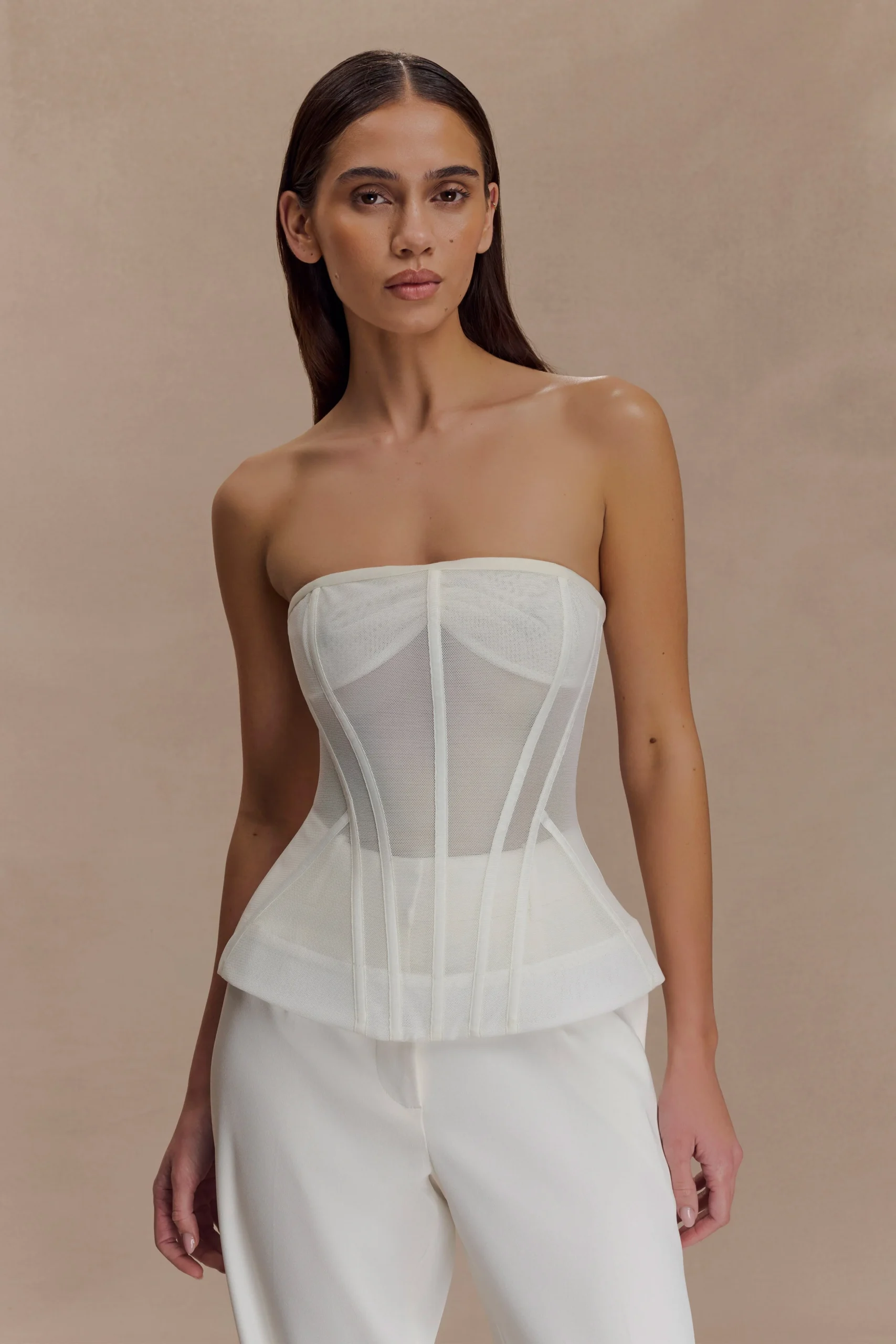 ZoeFINAL SALEStructured Corset - White